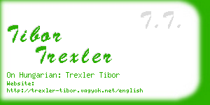 tibor trexler business card